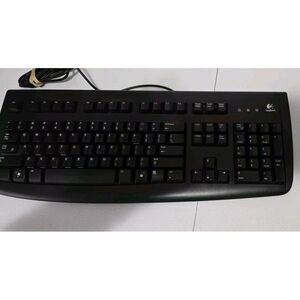 Logitech Deluxe 250 USB‎ Keyboard Black- Tested GOOD